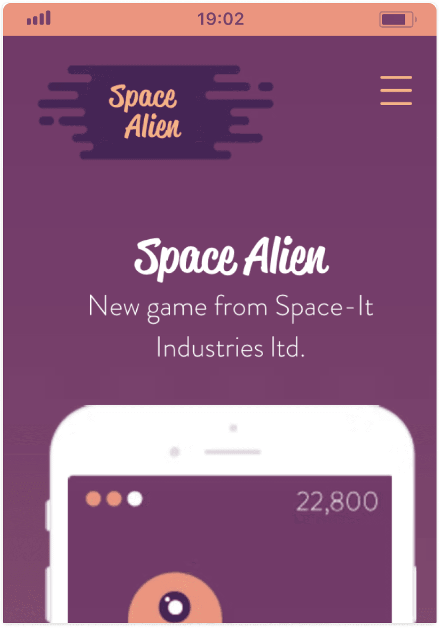 Example 5 of most popular website design in desktop and mobile.