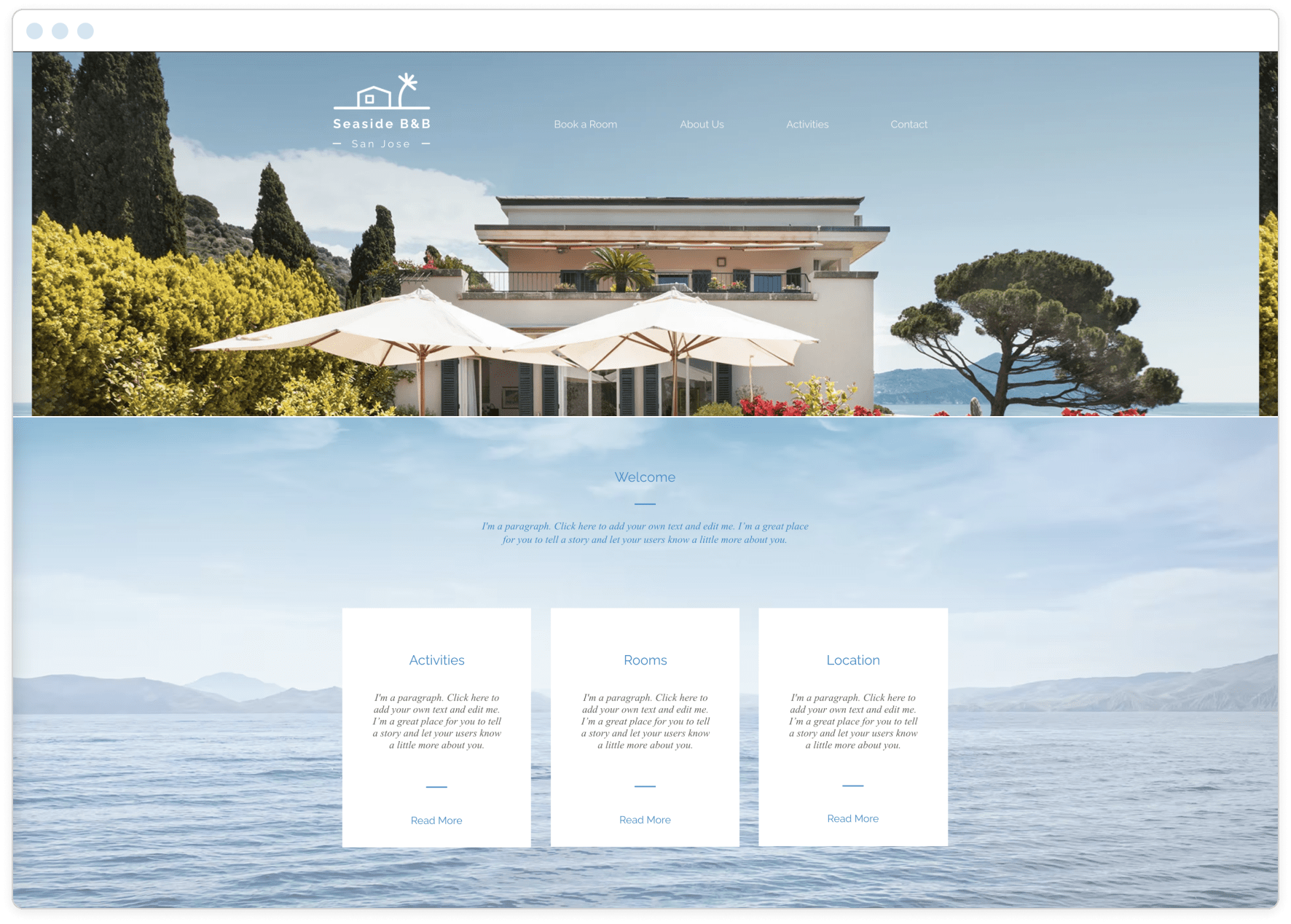 Example 8 of most popular website design in desktop and mobile.